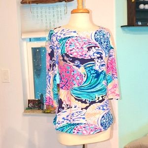 Lilly Pulitzer Waverly top “All that she wants”